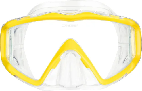 Vista 7 de Cressi Máscara grande de visión amplia para buceo y snorkel Pano 3: diseñado en Italia