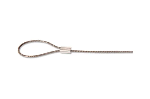 Vista 5 de Correas de cable de 14" (paquete de 20) - Resistentes, ajustables, premontadas, resistentes a manipulaciones - Adaptadores seguros para pantalla