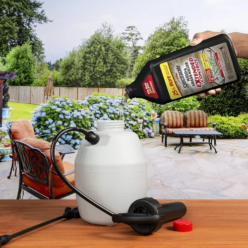 Vista 4 de Spectracide Asesino de malezas y hierba con concentrado de control extendido, control extendido de malezas y hierba, evita que las malas hierbas