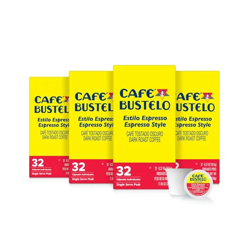 Vista 12 de Café Bustelo Dulce de Leche - Café con sabor artificial, 10 cápsulas K-Cup (paquete de 6)