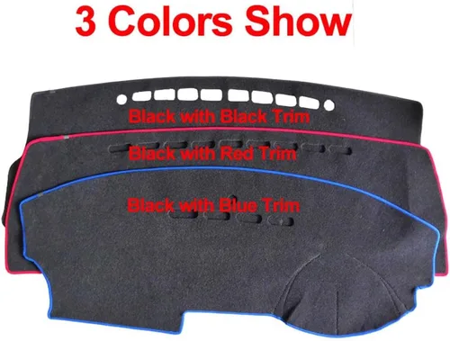 Vista 5 de HATHWAY Funda antideslizante y duradera para Peugeot 301 2012-2019 LHD, cubierta de salpicadero interior (protección solar)