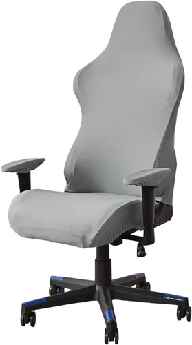 Vista 15 de Fundas para sillas de juegos con fundas para reposabrazos, protector elástico para silla de escritorio de computadora de oficina, tela de poliéster