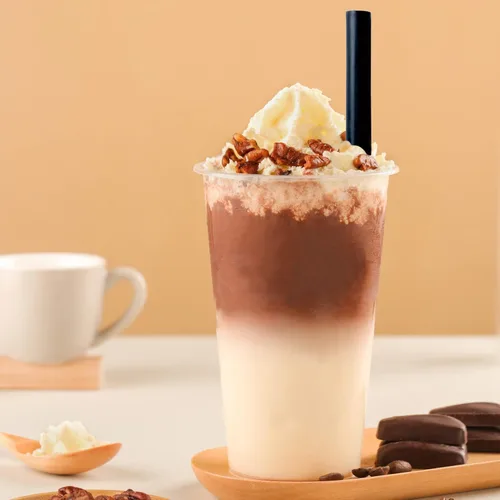 Vista 5 de 100 popotes de batido jumbo, empaquetados individualmente, desechables, envueltos individualmente, de plástico, para batido de leche