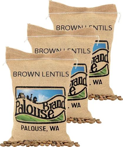 Palouse - Lentejas pequeñas color marrón • Pardina o marrón español • Proyecto sin OMG verificado • 5 libras • 100% no irradiado • Certificado