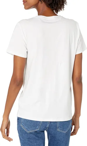 Vista 5 de Tommy Hilfiger Women's Performance Cotton T-Shirt Lightweight Graphic Tees