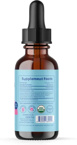 Vista 5 de JoySpring Calmify Magnesium Glycinate and Genius Drops for Kids