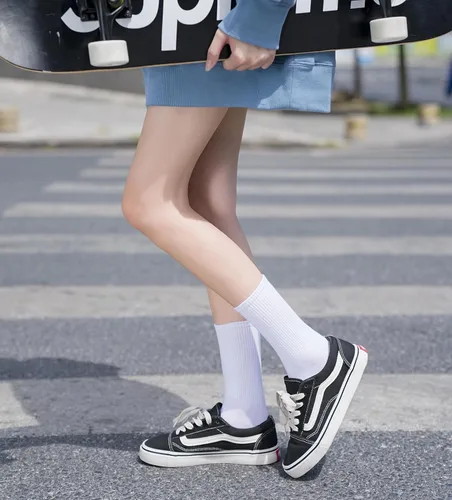 Vista 3 de Irisbear Calcetines deportivos para mujer, estilo casual, atléticos, ligeros, de algodón, 5 pares