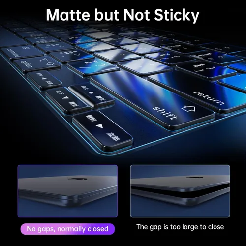 Vista 7 de Protección de teclado premium Soonjet, cubierta ultra delgada para teclado para 2025 2024 2023 2022 2021 M5/M4/M3/M2/M1 Pro/Max MacBook Pro 14/16