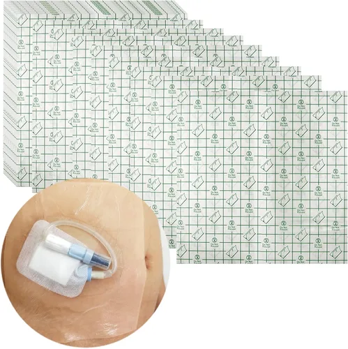 Vista 17 de Protectores de ducha impermeables, almohadilla central antiadherente para puerto de diálisis, línea Picc, catéter de pecho, diálisis peritoneal PD