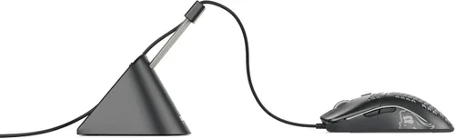 Vista 5 de GLORIOUS Mouse + Bungee Model O 2 - Ratón negro para juegos (cableado), accesorio de gestión de cables (negro)