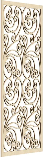Vista 8 de Ekena Millwork WALW10X25X0250MALBI Marilla Paneles de pared decorativos de madera con calado, 9 3/8 pulgadas de ancho x 24 3/8 pulgadas de alto
