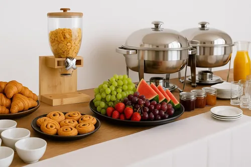 Vista 6 de Future & Friendly Finds Dispensador de cereales de bambú de 2 litros, elegante y duradero, recipiente de almacenamiento hermético para despensa