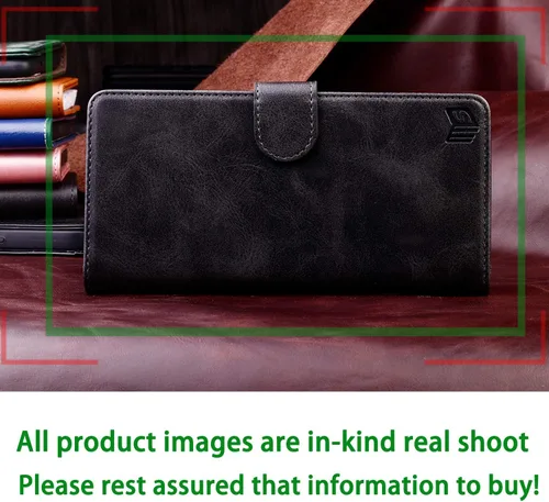 Vista 6 de SUANPOT Funda de piel tipo cartera para Samsung Galaxy S10+/S10 Plus 6.4 (no compatible con S10, S10e) para hombres con bloqueo RFID, tarjetero