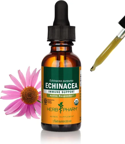 Vista 14 de Herb Pharm equinácea orgánica sin alcohol para defensa inmune - 1 onza., GLECH01, 1 Ounce, 1, 1