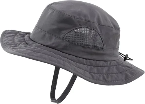 Vista 15 de Connectyle Sombrero de sol para niños y niñas, sombrero de pescador de ala ancha UPF 50+, sombrero de protección solar, sombrero transpirable