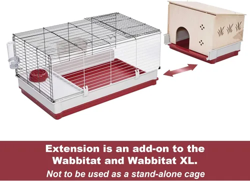Vista 2 de MidWest Homes for Pets Extensión de conejera Extensión de madera para conejera para los modelos Midwest 158 y 158XL, 158HEX