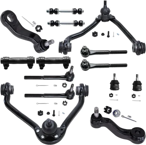 Vista 99 de Detroit Axle - Kit de suspensión RWD Front End de 16 piezas para Chrysler 300 Dodge Charger Challenger Magnum, brazos de control, rótulas