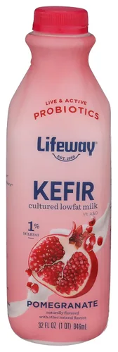 Lifeway, Kéfir granada baja en grasa, 32 onzas líquidas