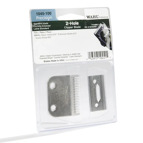 Vista 2 de WAHL Cuchilla de corte profesional de precisión de 2 agujeros, para uso doméstico, básica, de lujo, exclusiva (paquete de 2)