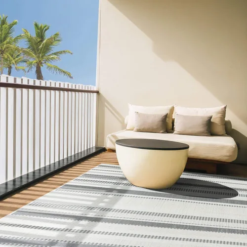 Vista 9 de Home Dynamix Tripoli Mateo - Alfombra geométrica color gris/crema, rectangular de 5 pies 3 pulgadas x 7 pies 3 pulgadas