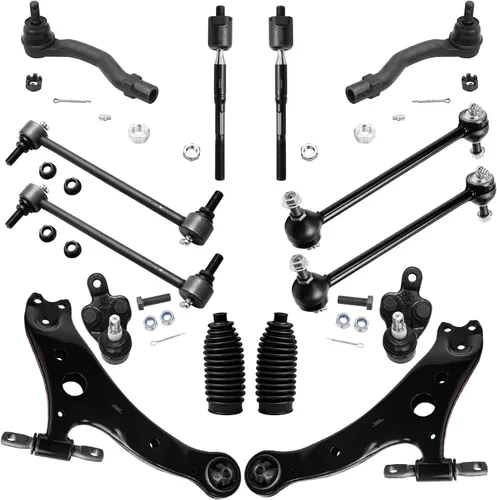Vista 50 de Detroit Axle - Kit de suspensión RWD Front End de 16 piezas para Chrysler 300 Dodge Charger Challenger Magnum, brazos de control, rótulas