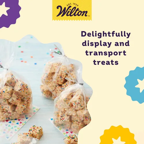 Vista 5 de Wilton Bolsas transparentes para fiestas, 4 x 9.5 in., paquete de 50