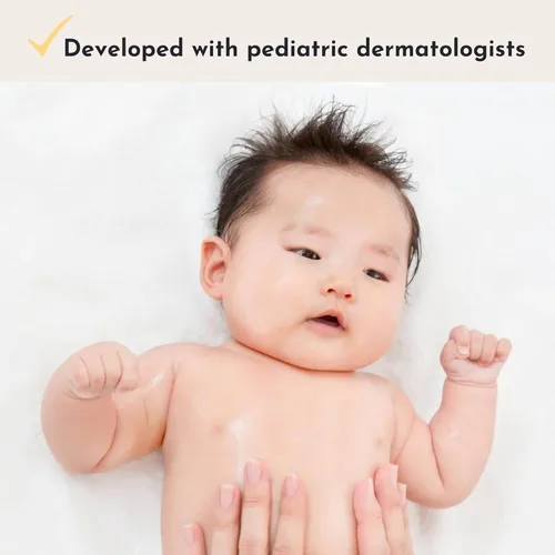 Vista 4 de HoneyB Aceite calmante para bebés con almendras y aceites de coco para una mayor hidratación, aceite de coco limpio y a base de plantas para recién