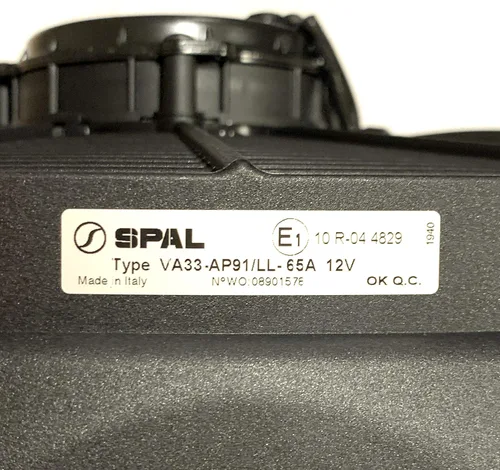 Vista 4 de SPAL 30102803 16 "ventilador extractor 12 voltios de alto rendimiento hoja curvada 1953 cfm VA33-AP91/LL-65A