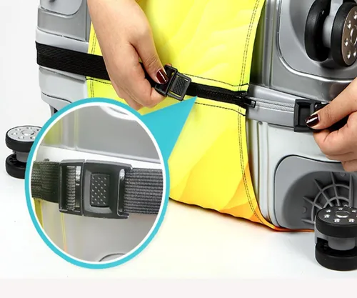 Vista 3 de YEKEYI Funda protectora de maleta de viaje con cremallera, funda de equipaje lavable de 18 a 32 pulgadas