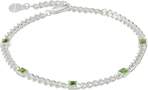 Vista 15 de Alex and Ani September Birthstone Sapphire Curb Chain Bracelet Dorado
