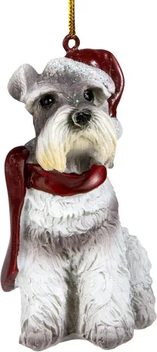 Vista 10 de Design Toscano - Figura de perro para decoración navideña.
