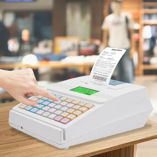 Vista 3 de Sistema de gestión de efectivo,Caja registradora electrónica,Registro de cajero LED,Sistema de control basado en menú Caja registradora