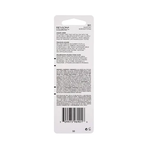 Vista 12 de Delineador líquido Skinny de Revlon ColorStay, 0.08 onzas líquidas, Negro (black Out)