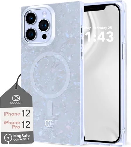 Vista 19 de Cocomii - Funda rectangular compatible con iPhone 12 Pro Max/13 Pro Max - Compatible con MagSafe, patrón de carey, estampado animal, funda para Negro