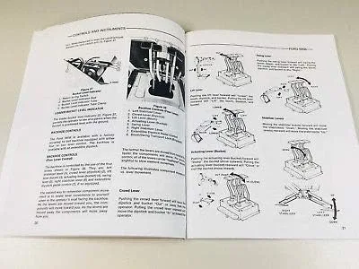 Vista 8 de Manual Set para Ford 555B Tractor Cargador Retroexcavadora Propietarios Operadores Servicio Taller de Reparación