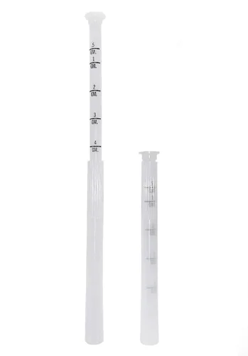 Vista 2 de Paquete de aplicador vaginal de plástico desechable: Inyector roscado higiénico para adaptarse a lubricantes presembrados, Estrace, lubricante