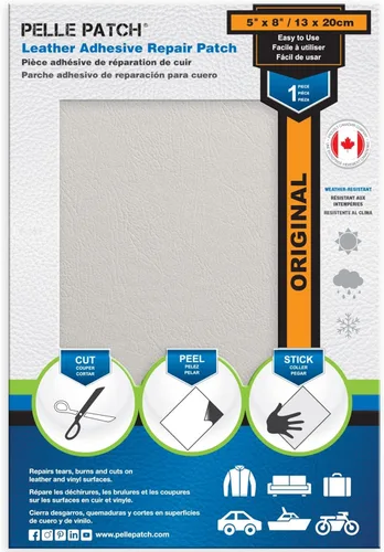 Vista 73 de Pelle Patch - Parche de reparación de cuero y vinilo - 25 colores disponibles - Original 4x60 - Beige