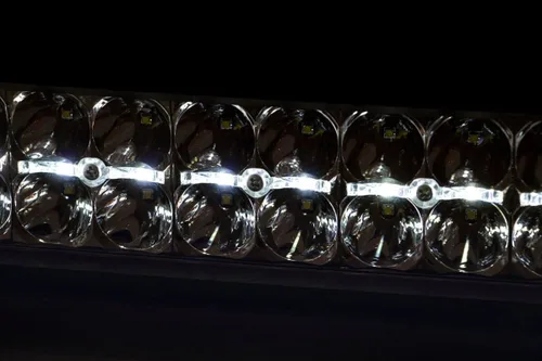 Vista 2 de Rough Country Barra de luz LED CREE de doble fila serie negra de 12 pulgadas DRL blanco - 70912BD