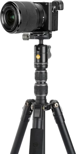 Vista 10 de Vanguard VEO 3GO 204AB G2 - Trípode de viaje de aluminio ligero con cabeza de bola, soporte para teléfono inteligente, control remoto Bluetooth