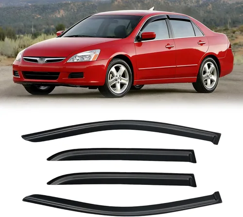 Vista 126 de Visera de ventana para Jeep Cherokee 1984-2001 (Excluye Modelo Limited), Protectores Guards Shields de lluvia de canal exterior, Deflector