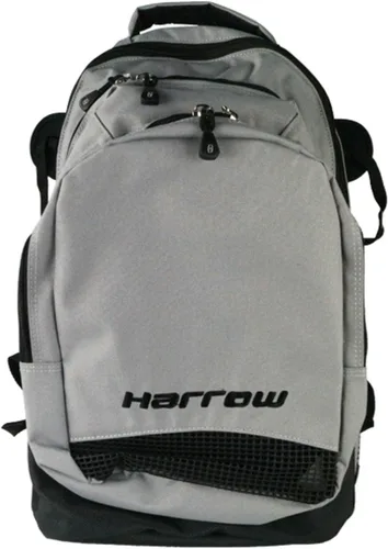 Vista 2 de Mochila para hockey o lacrosse, de la marca Harrow, modelo Elite Gris/Negro