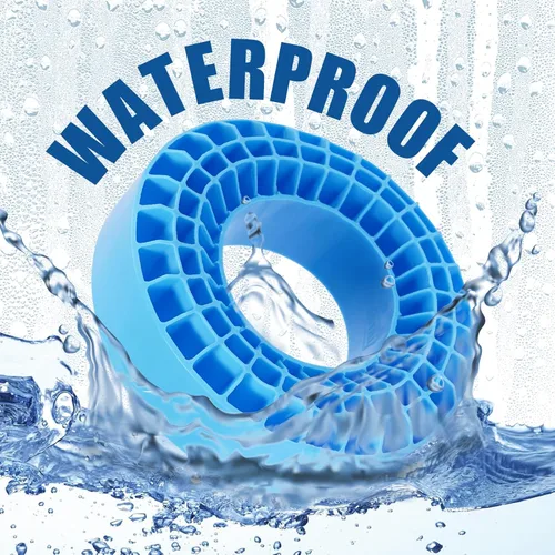 Vista 4 de INJORA Espuma de inserciones de goma de silicona para neumáticos de 4.173-4.252 in 1.9" (azul)