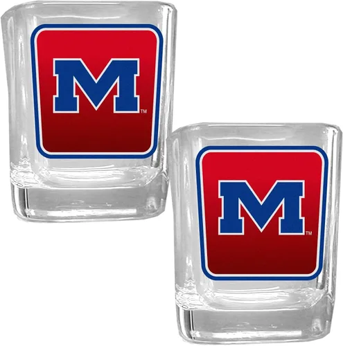 Vista 14 de Siskiyou Sports NCAA unisex Square Glass Shot Glass Set