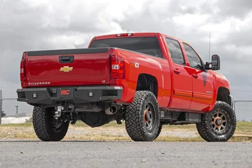 Vista 3 de Rough Country Parachoques trasero LED resistente para Chevy Silverado y GMC Sierra 2500HD/3500HD (2011-2019)