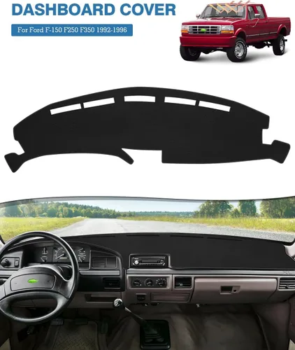 Vista 180 de FIILINES - Cubierta para tablero, accesorio para tablero de malla antideslizante, parasol sin reflejos y protector compatible con Toyota Tundra