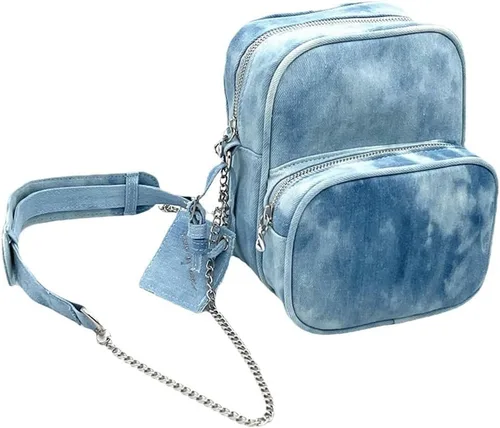 Kpop Bangtan - Bolsa de mezclilla J Hope para niños, bolsa de mezclilla para niños, mini bolso de hombro para mujeres y niñas, Azul mezclilla