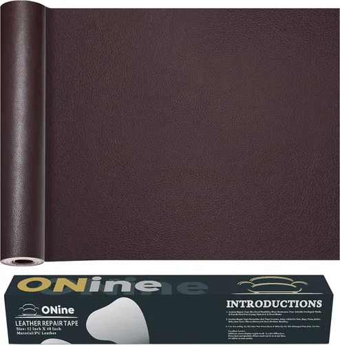 Vista 32 de ONine Reparación profesional de cuero para sofá, cinta de reparación de cuero de 3 x 60 pulgadas (cuero gris oscuro)