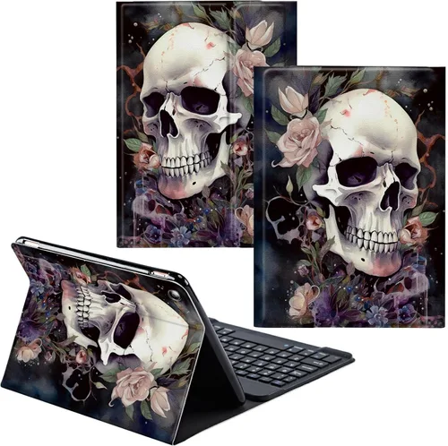 Vista 13 de Funda para Samsung Galaxy Tab S6 Lite 2022/2020 Teclado inalámbrico desmontable y cubierta de cuero PU Funda protectora para tableta para Samsung