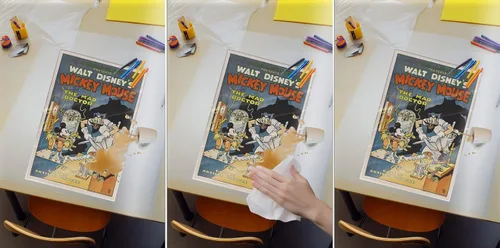 Vista 4 de Mickey Mouse - Walt Disney Movie Poster (The Mad Doctor) (Size: 24" x 36") (Laminated Poster)