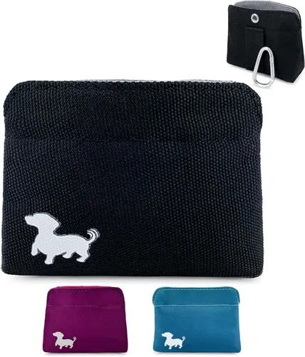 Bolsa para golosinas para perros extra pequeña Swaggly – Bolsa de golosinas para perros con bolsillo magnético delgado para caminar y entrenar –